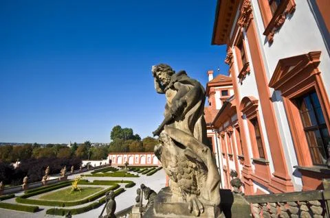 Palace Troja Stock Photos