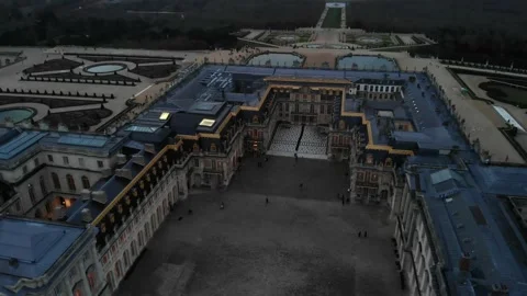 Palace of Versailles ( Château de Versailles ) Stock Footage 151319081