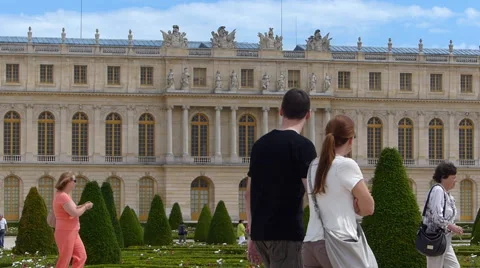 The Palace of Versailles Stock Footage 45135571