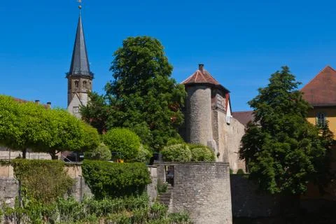 Palace of Weikersheim Stock Photos