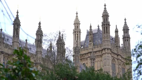 Palace Of Westminster 2 Video stock 265154439
