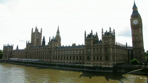 Palace Of Westminster Stock Footage