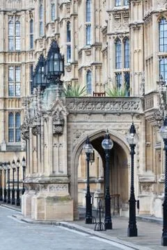 The palace of westminster Stock Photos