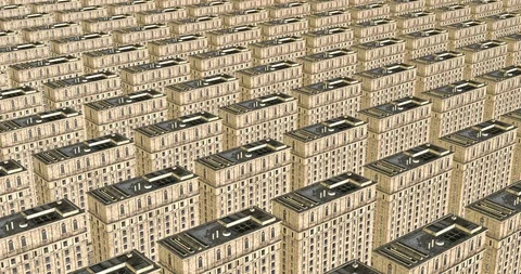 Palaces aerial view Video stock 102910740