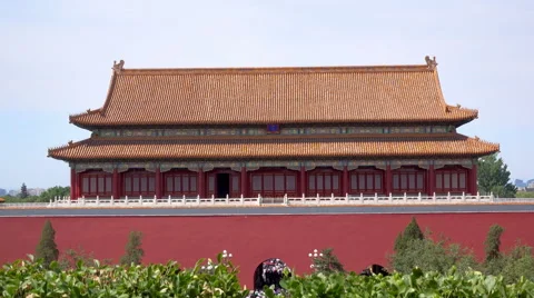 Palaces, pagodas inside the territory of the Forbidden City Museum in Beijing Vidéo 65184507