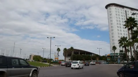 Palacio de Congresos Stock Footage 8895684