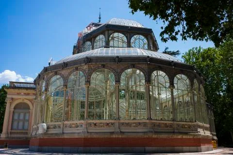The Palacio de Cristal Stock Photos