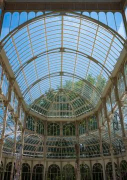 The Palacio de Cristal Stock Photos