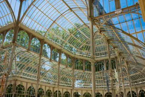 The Palacio de Cristal Stock Photos