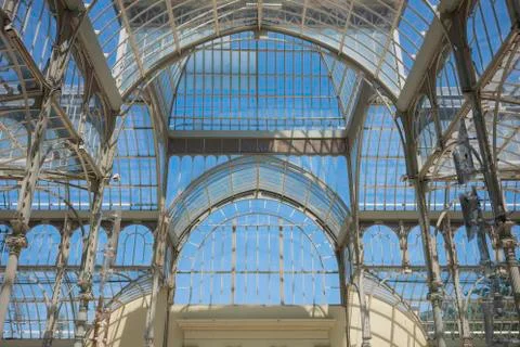 The Palacio de Cristal Stock Photos