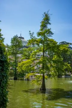 The Palacio de Cristal Stock Photos