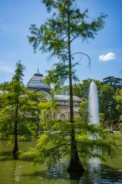 The Palacio de Cristal Foto stock