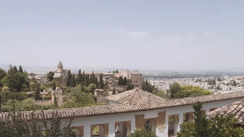 Palacio De Generalife Of The Alhambra Stock Footage 141542531