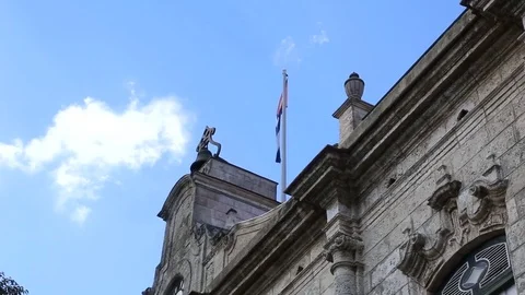 Palacio de los Capitanes Generales, Havana Stock Footage 79673241