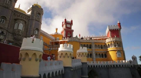 Palacio Nacional da Pena Stock Footage 58815439
