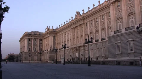 Palacio Real, Madrid timelapse 스톡 동영상 978342