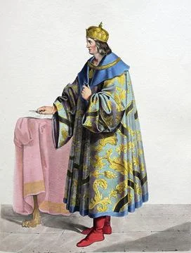 Paladin Samuel Aba, Aba Samuel (born around 990, died 5 July 1044, near Stock Illustration