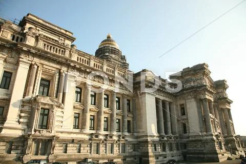 Palais de Justice Brussels Stock Photos