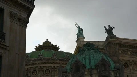Palais Garnier, Opera Garnier, Paris, France Stock Footage 316878436