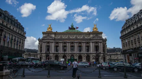 Palais Garnier in Paris Stock Footage 25944240