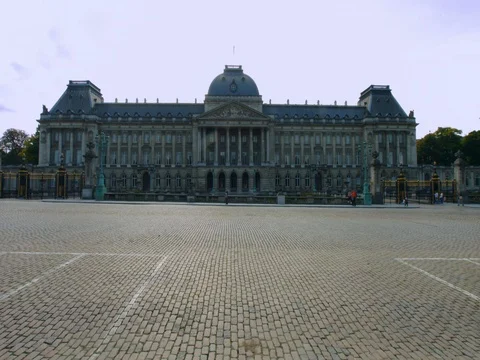 Palais Royal Bruxelles Stock Footage 80562960