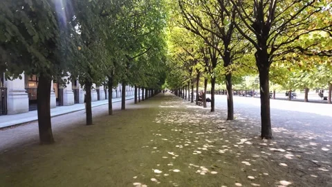 Palais Royal inner courtyard in Paris France 库存影片 344694832