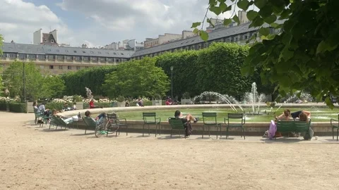 Palais-Royal in Paris Stock Footage 172368857