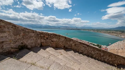 Palamidi Castle - Nafplio Stock Footage 52105737