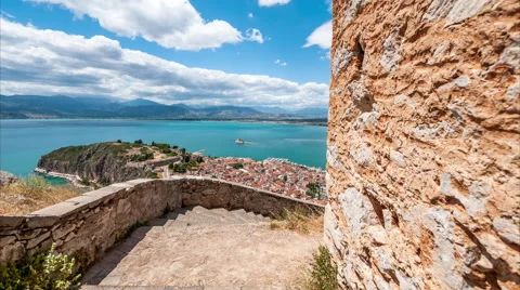 Palamidi Castle - Nafplio Stock Footage 52187902