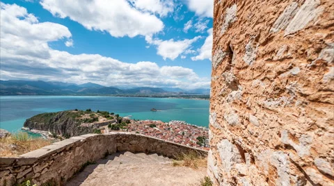 Palamidi Castle - Nafplio Stock Footage 52188414