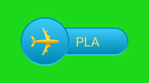Palane animation Stock Footage 162836215