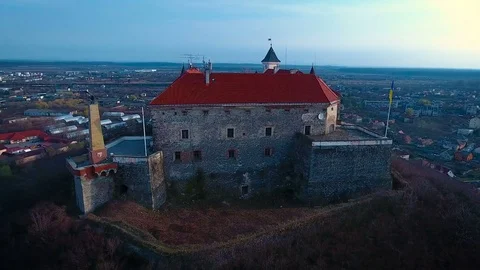Palanok Castle Stock Footage 73912232