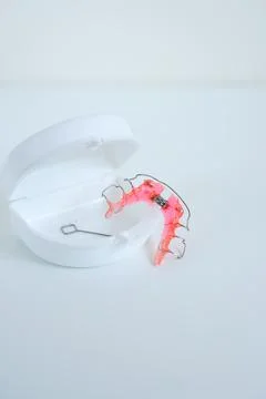Palatal Expander with Adjustment Key Stock Photos