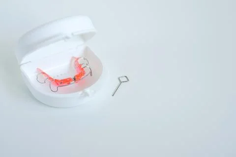 Palatal Expander with Adjustment Key Stock Photos