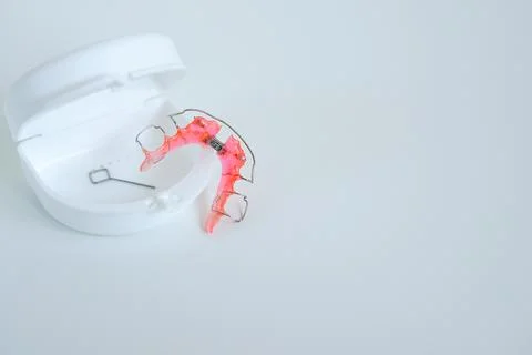 Palatal Expander with Adjustment Key Stock Photos
