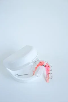 Palatal Expander with Adjustment Key Stock Photos