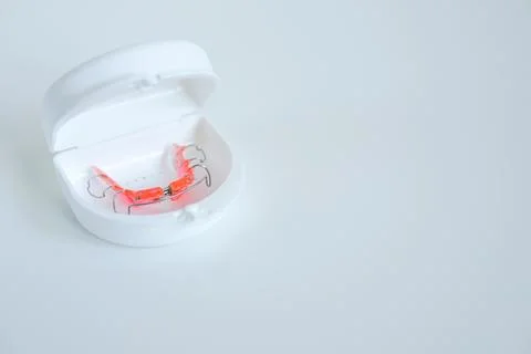 Palatal Expander in a Protective Case Stock Photos