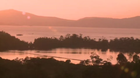 Palawan sunset 1 Stock Footage 492203