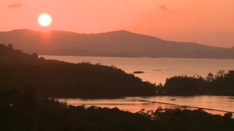 Palawan sunset 3 Video stock 492191
