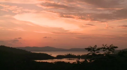 Palawan sunset 6 Stock Footage 492175