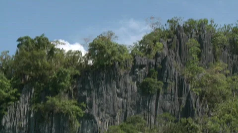 Palawan to underground river 4 Stock-Footage 491709