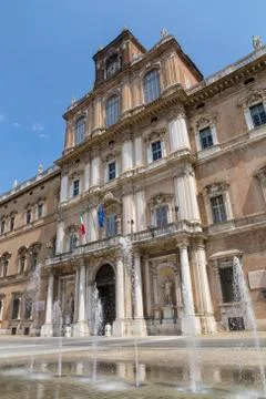 Palazzo Ducale Modena Emilia Romagna Italy Stock Photos