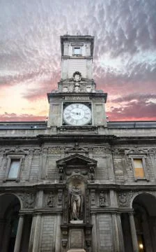 Palazzo Giureconsulti Stock Photos
