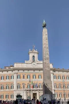 Palazzo Montecitorio Stock Photos