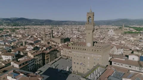 Palazzo Vecchio Firenze 库存影片 147394656