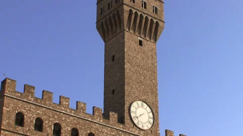 Palazzo Vecchio in Florence Stock Footage 32283762