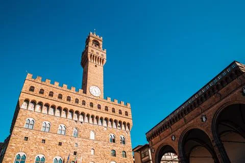 Palazzo Vecchio in Florence, Italy Stock Photos