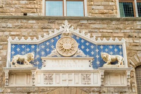 Palazzo Vecchio, Florence Stock Photos