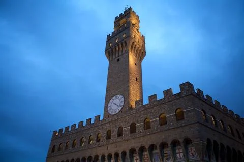 Palazzo Vecchio, Florence Stock Photos