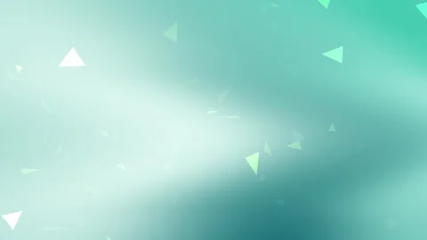 Pale blue background features scattered translucent triangles. Stock Footage 316110568